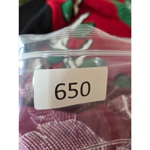 Cooke Street Men's Hawaiian Cotton Short Sleeve Button Up Shirt Burgundy Large - Picture 6 of 6